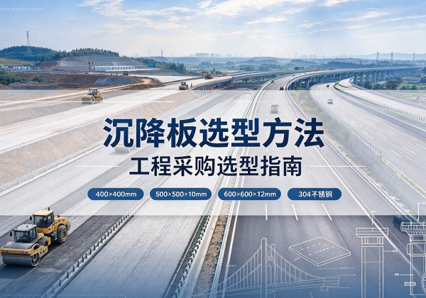 牡丹江沉降板选择方法